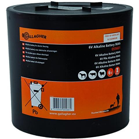 Pila Tonda Alcalina Da 6v 90ah Per Elettrificatori A Batteria E Recinti Elettrici - Foto 1