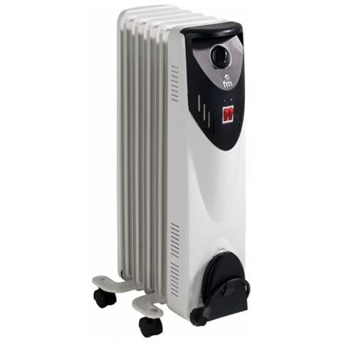 Radiatore olio FM HEATING RW-10 Potenza 1000 W Colore nero /Bianco - Foto 1