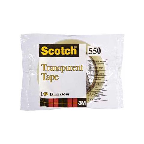 Post-it - Nastro Adesivo Scotch Trasparente Acrilico Ufficio 15mmx66m (10 Pz) - Foto 1