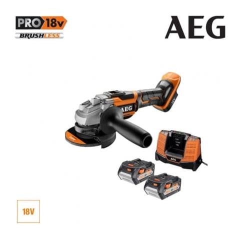 Brushless Grinder 18v 125mm Bews 18-125bl-502c - 2 Batterie 5,0ah- 1 Caricabatterie - Foto 2