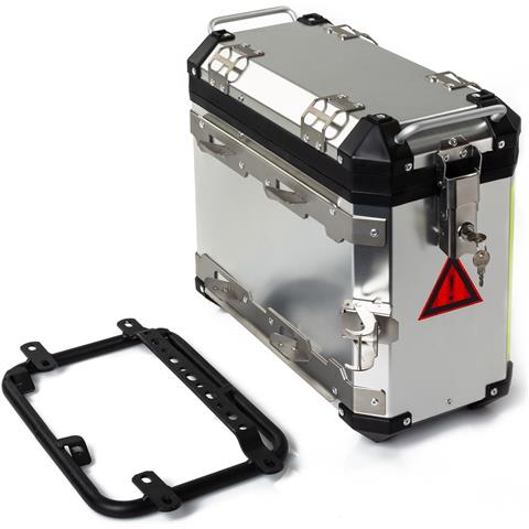 Valigia Laterale Destra Moto Alluminio 30l Argento - Foto 3