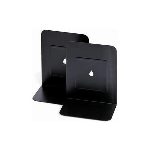 Coppia Fermalibri In Metallo Colore Nero Verniciato - Foto 1