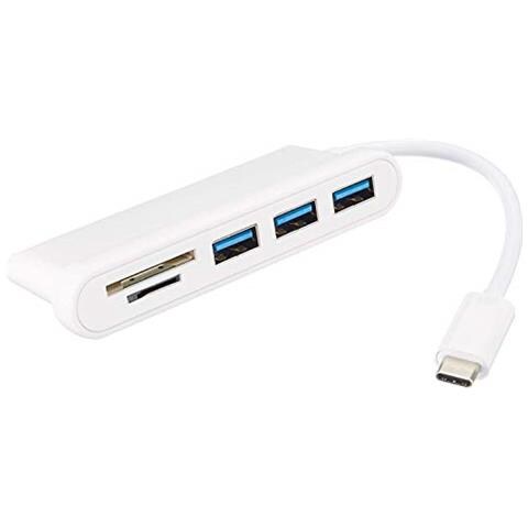Premiumcord Usb Hubc 3 Porta Usb 3.0 + Lettore Di Schede Sdalloggiamento In Alluminio5 Gbpssuperspeed ? ? usb 3.1 Tipo Ccolore Biancolunghezza 20 Centimetri - Foto 2