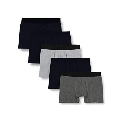 Tagless Boxer London Men Di Fm Nero (dark Assortiti) Piccolo (confezione Da 5)  - Foto 1