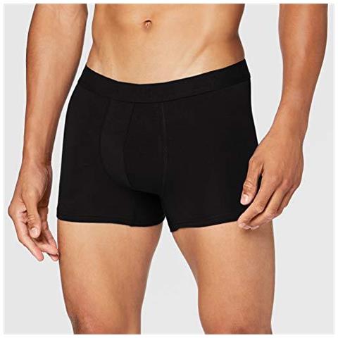Tagless Boxer London Men Di Fm Nero (dark Assortiti) Piccolo (confezione Da 5)  - Foto 4