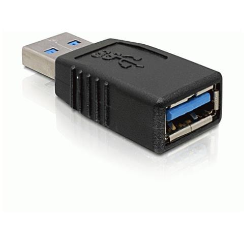 USB 3.0-A Adapter USB-A USB-A Nero cavo di interfaccia e adattatore - Foto 1