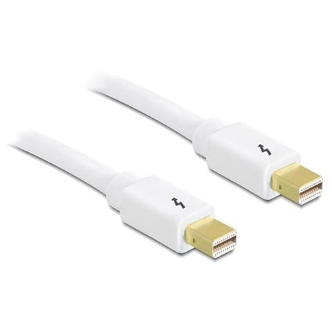 1m Thunderbolt 1m 10Gbit / s Bianco cavo a prova di fulmine - Foto 1