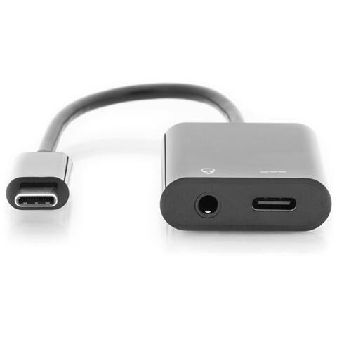 Adattatore / Convertitore AK-300400-002-S con Connessione USB Type-C Colore Nero - Foto 11