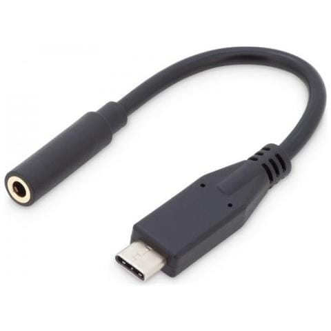 AK-300321-002-S Cavo di interfaccia e Adattatore USB Type-C 3,5 mm Nero - Foto 1