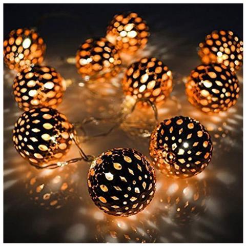 Luci Di Natale - 2,5m - Luce Calda - 10 Lampadine Led - 71311 - Foto 2