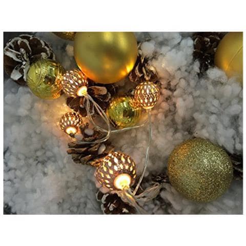 Luci Di Natale - 2,5m - Luce Calda - 10 Lampadine Led - 71311 - Foto 3