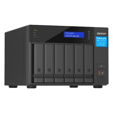 TVS-H674 NAS Tower Intel® Core™ i5 i5-12400 32 GB DDR4 0 TB QuTS hero Nero - Foto 2