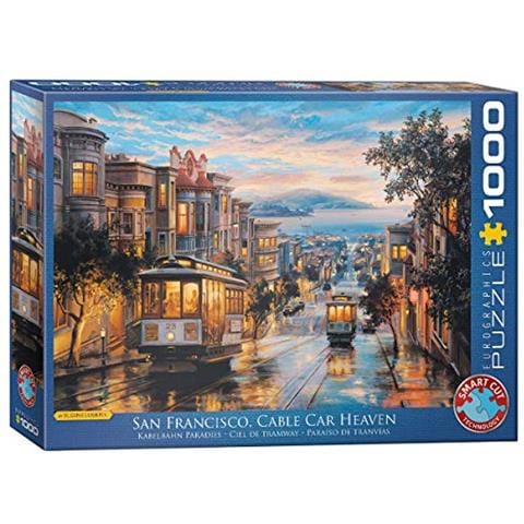 San Francisco Cable Car Heaven Di Eugene Lushpin Puzzle Da 1000 Pezzi - Foto 1
