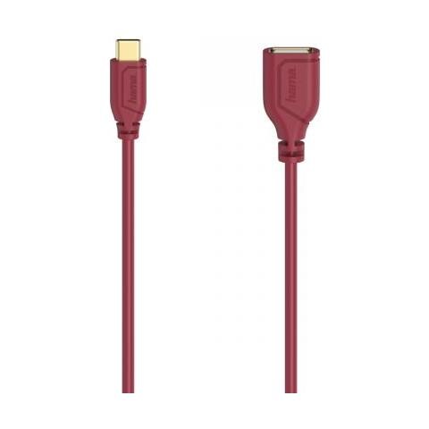 Flexi-slim Cavo Usb 0,15 M Usb 2.0 Usb C Usb A Rosso - Foto 1