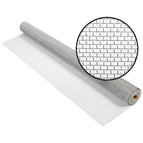 Zanzariera In Alluminio Finitura Brillante Rotolo 30,5 Mt. - 60 Cm. Grey - Foto 1