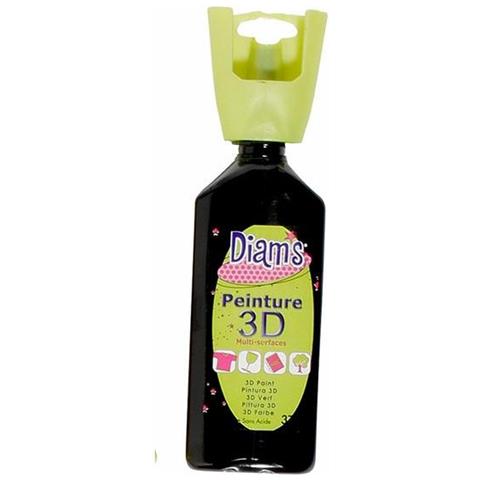 Vernice 3d Multisuperficie 74 Ml - Nero Lucido - Foto 1