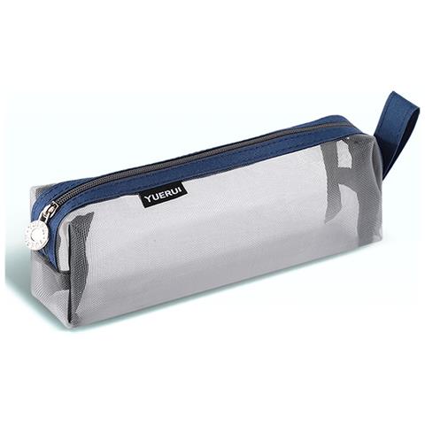 Astuccio Portapenne In Rete Trasparente Blue - Foto 1