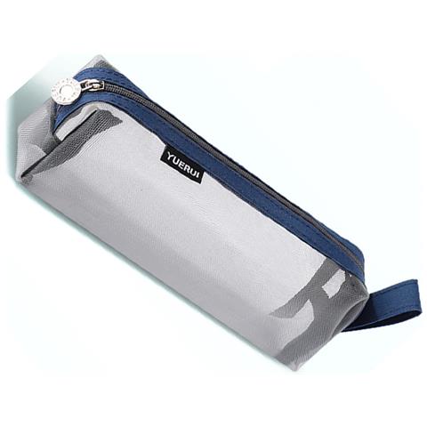 Astuccio Portapenne In Rete Trasparente Blue - Foto 2