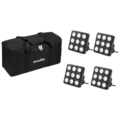 Set 4x Led Party Panel Rgb+uv + Soft-bag (20000962) - Foto 1