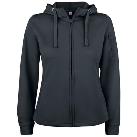 Basic Active Hoody Full Zip Lady Nero Xxl - Foto 1