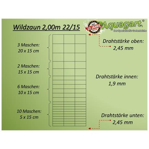 350m, Rete Di Protezione Da Animali Selvatici, Rete Per Zona Boschiva, Rete Pastorale, Rete Metallica 200/22/15 Pesante - Foto 2