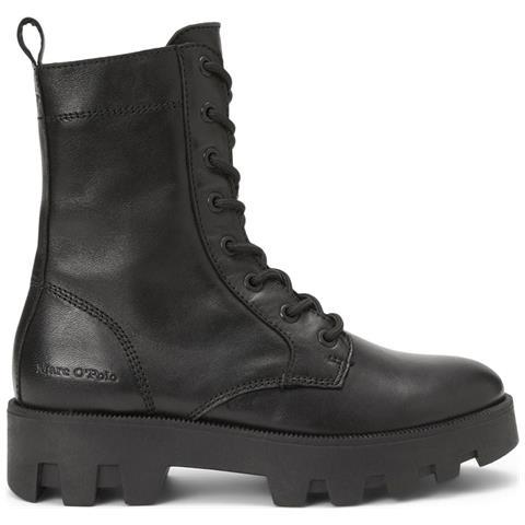 Black Casual Closed Booties Stivaletti Pelle Scarpe Donna Nero Eu 36, 207-16276301-105 990 - Foto 1