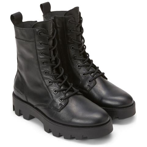 Black Casual Closed Booties Stivaletti Pelle Scarpe Donna Nero Eu 36, 207-16276301-105 990 - Foto 2