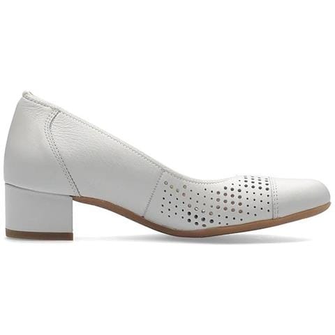 Nizza Formal Scarpe Eleganti Pelle Scarpe Donna Bianco Eu 38, 12-35827-04 - Foto 3