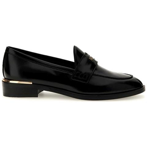 Kaine Loafers Mocassino Pelle Di Mucca Scarpe Donna Nero Eu 38, Fltkni Ele14 Black - Foto 1