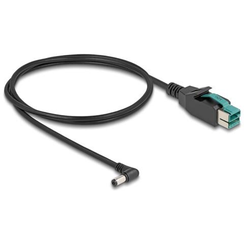 Cavo PoweredUSB maschio 12 V - DC 5,5 x 2,1 mm maschio ad angolo 1 m - Foto 2