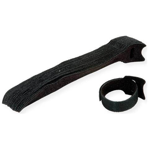 25.99.5240 fascetta Fascetta con gancio e anello Nero 20 pz - Foto 1