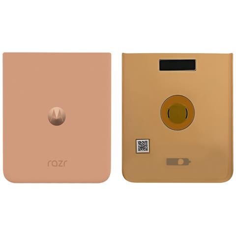 Copribatteria Razr 50 Ultra Pacchetto Servizio Originale, Rosa - Foto 1