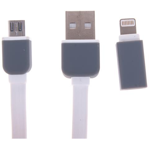 Dam Cavo Avvolgibile 2 In 1 4x1x12 Cm. Colore Bianco - Foto 3