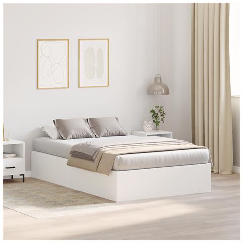 Struttura Letto Storage  Bianca 120x190 cm - Foto 2