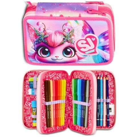 Astuccio 3 Zip Sj Gang Cat Led Girl - Foto 1