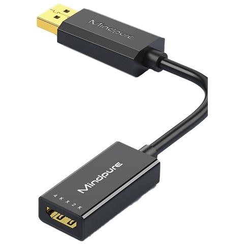 Adattatore Convertitore Dp A Hdmi 4kx2k - 0.15 Metri - Trasmissione Audio Video Ad Alta Definizione - Foto 1