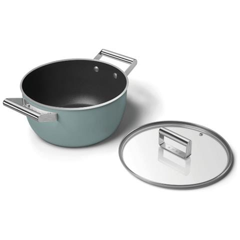 Casseruola Verde Smeraldo Opaco 24 Cm + Coperchio - Csf2412egm - Foto 8
