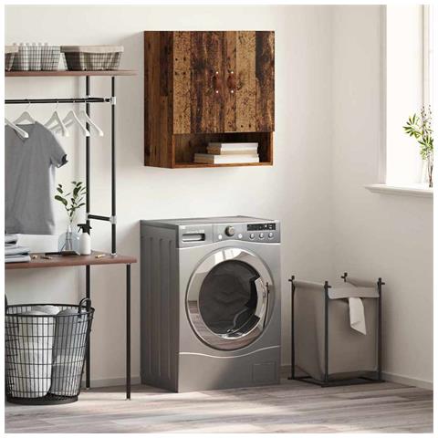 Armadietto a muro Legno antico 60 x 31 x 70 cm - Foto 2