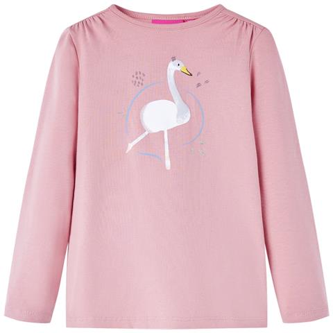 Maglietta per Bambini a Maniche Lunghe Rosa Chiaro 116 - Foto 1