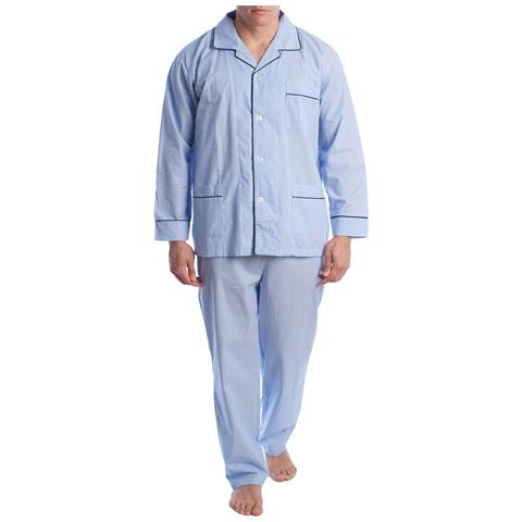Pigiama Da Uomo In Popeline Di Cotone Klp5 - Foto 1