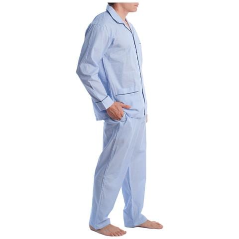 Pigiama Da Uomo In Popeline Di Cotone Klp5 - Foto 2