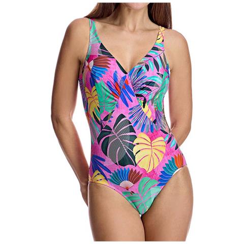Costume Da Bagno Scollo A V W250771 Donna - Foto 2