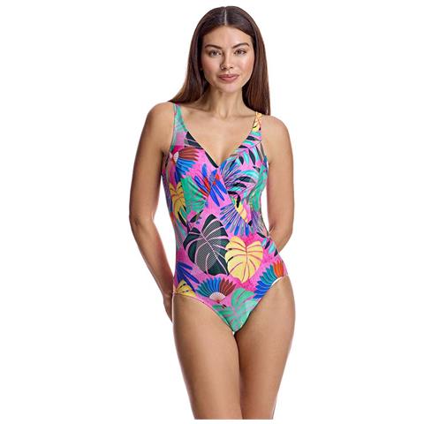 Costume Da Bagno Scollo A V W250771 Donna - Foto 1