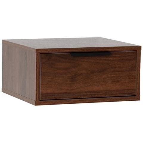 Comodino Sospeso Auri 1 Cassetti Colore Noce - Foto 1