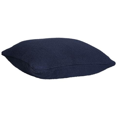 Cuscino Santos In Cotone Riciclato Blu Notte 45×45 Cm - Foto 2