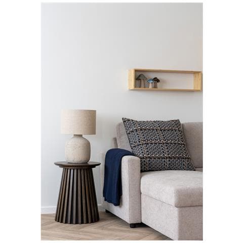 Cuscino Santos In Cotone Riciclato Blu Notte 45×45 Cm - Foto 6