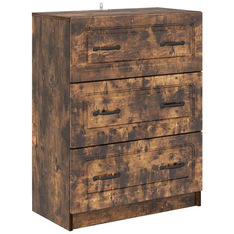 Mobile con Cassetti Rovere Fumo 66 x 34,5 x 87 cm - Foto 1