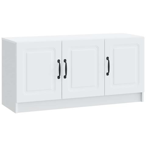 Mobile TV Bianco 99 x 34,5 x 47 cm Legno ingegnerizzato - Foto 1