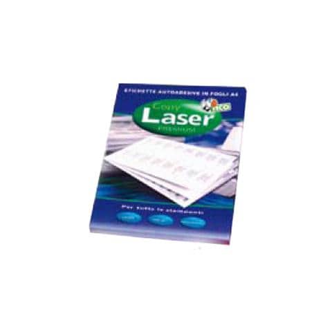 etichette arancio fluo 70fg a4 2et / fg 200x142 angoli tondi tico - Foto 1