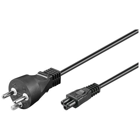 Pe120810 Cavo Di Alimentazione Nero 1 M Spina Di Alimentazione Di Tipo K Accoppiatore C5 (powercord Dk To C - Foto 2